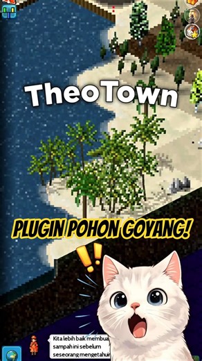 CARA MUDAH BIKIN POHON BERGOYANG DI THEOTOWN! #shorts