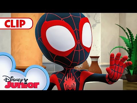 Spin Spin Spin With Miles Morales 🕸 | Marvel's Spidey and his Amazing Friends | @disneyjunior