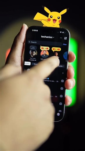 Pikachu Instagram Notes kaise banaye