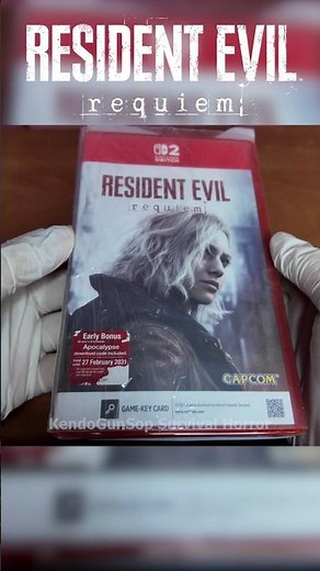 STEELBOOK Edition (Nintendo Switch 2) UNBOXING - RESIDENT EVIL REQUIEM (4K 60FPS)