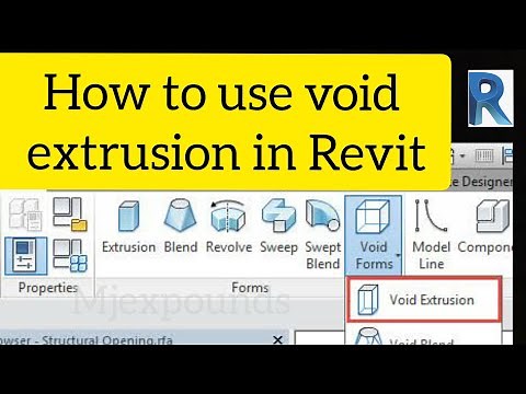 VOID EXTRUSION|REVIT TUTORIALS|SHORTS|VOID FORMS|REVIT VIDEOS|EXTRUSION|civil|architect|mjexpounds