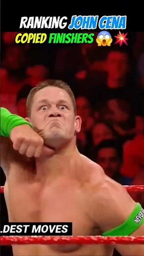 RANKING JOHN Cena Copied WWE Superstars’ Finishers | WWE Shorts#viral😱☠️