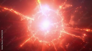 Experience the force and power of an implosion where gravity crushes matter and triggers nuclear reactions.