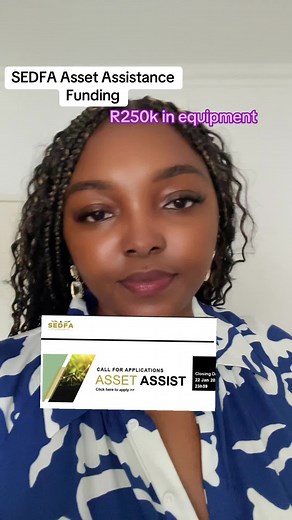 SEDFA Asset Assist Funding for SMMEs up to R250k