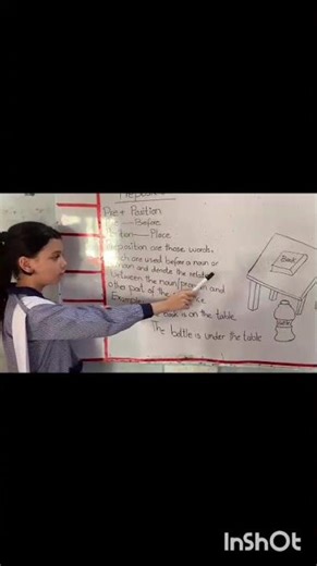 Preposition Activity ✨ | Class 4 Students at Pearl High School