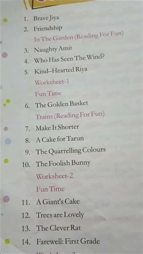 class Two English 2 syllabus