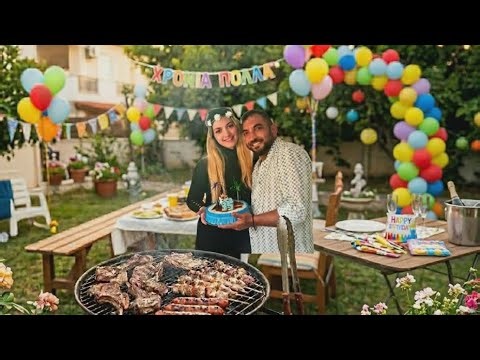 ΨΉΝΟΥΜΕ ΓΙΑ ΤΑ ΓΕΝΈΘΛΙΆ ΜΟΥ! 🎂 | ΤΟ ΑΠΌΛΥΤΟ ΣΠΙΤΙΚΌ BBQ& SURPRISE PARTY!🥳🎂🙏🏼