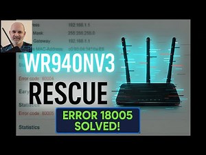 🔧 Don’t Toss It! How to Unbrick & Restore TP-Link WR940N V3 (Fix Error 18005)