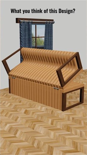 Multifunctional Solid Wood Folding Table 🔥 #shorts