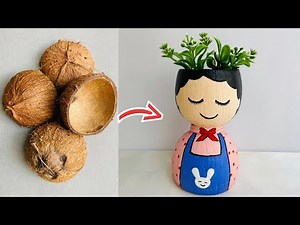 Coconut Shell Craft ideas | Best out of waste