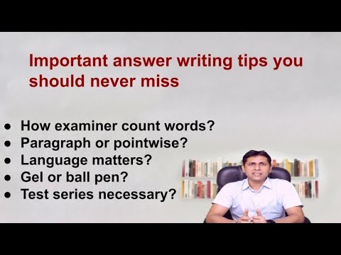 Important Answer writing tips and strategies you must know IAS Swapnil Wankhade