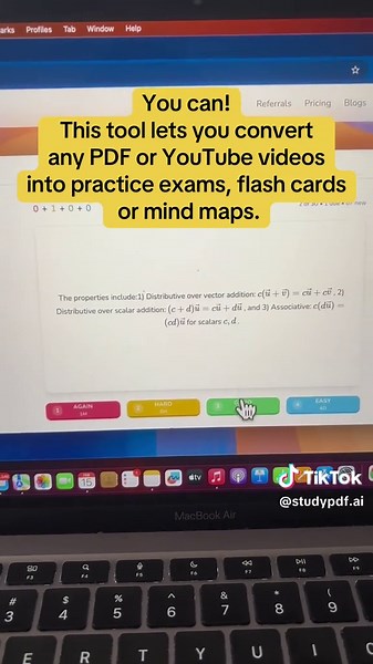 Transform PDF into AI Study Material Efficiently