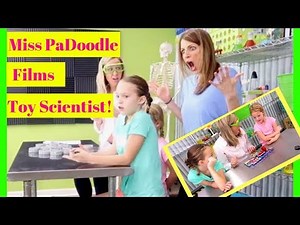 Filming Toy Scientist with Miss PaDoodle!
