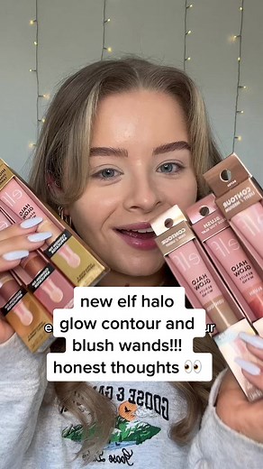 Testing ELF's New Halo Glow Contour and Blush Wands