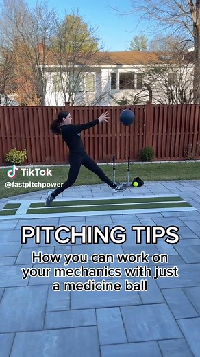 Improve Softball Pitching with Medicine Ball Drills