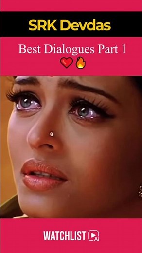 SRK Devdas Best Dialogues Part 1