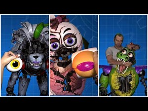 Animatronics Become Friends And Counter Jumpscare | SFM/FNAF Animation