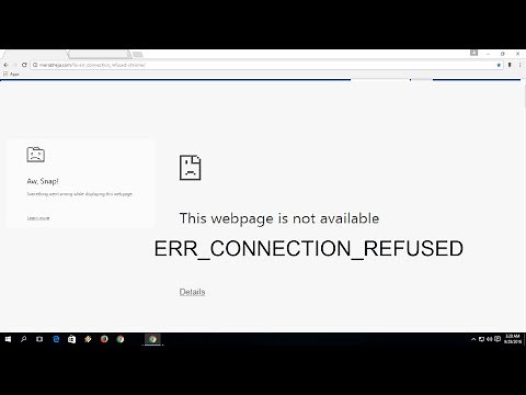 How to Fix ERR_CONNECTION_REFUSED In Chrome (Windows 10/8.1/7)