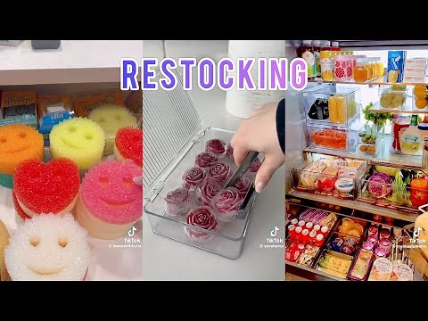 1HOUR ⏳ HOME CLEANING 🫧 RESTOCKING 🍒 ORGANIZING 🍪 TIKTOK COMPILATION ✨ RANDOM RESTOCK 💯 #satisfying