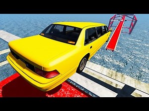 Beamng drive - Open Bridge Jumping Car Crashes #40 | BeamNG-Destruction