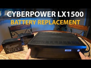 CyberPower LX1500 UPS Battery Backup Battery Replacement