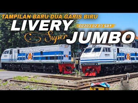 NEW LOOK OF THE ARTIS SIDOTOPO LOCOMOTIVE AFTER SUPER JUMBO LOGO LIVERY MAINTENANCE