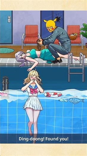 Swimming Pool 🥽 Girl 🤣😍 #animeff #shortvideo #youtubeshorts