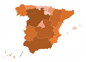 Comunidades autónomas de España por superficie — Saber es práctico