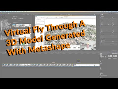 3D Model Fly Through Animation - Metashape 3D Animation