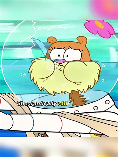 Sandy's Hilarious Adventure with a Broken Helmet