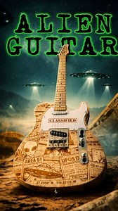 MAKING AN ALIEN THEMED GUITAR! 👽🎸 The artwork was engraved using my new @xtool.official P3 laser cutter, bringing every classified detail to life. This one’s officially out of this world. Also used the Carvera by @makera.official to engrave the metal backplate! #diy #howto #guitar #p3 #art | Shot and Forgot