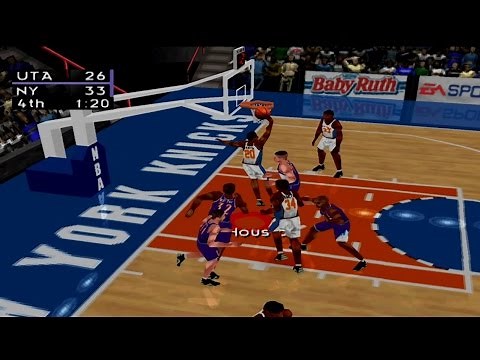 NBA Live 98 Gameplay Exhibition Mode (PlayStation)