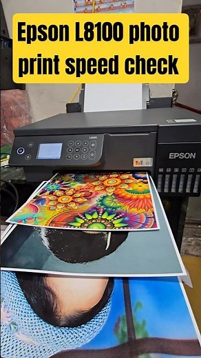 Epson L8100 All-in-One Color Printer Photo Print Speed and Quality Review