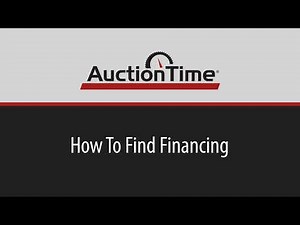 How To Get Truck Or Equipment Financing On AuctionTime.com?
