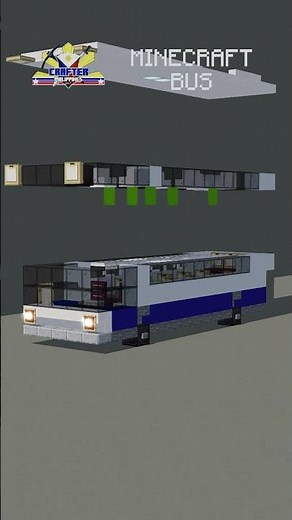 Minecraft Bus #minecraftbuilding #minecraft #minecraftshorts #minecraftmemes #minecrafttutorial
