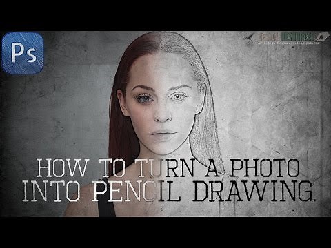 How to turn a photo into Pencil Drawing — Photoshop Tutorial