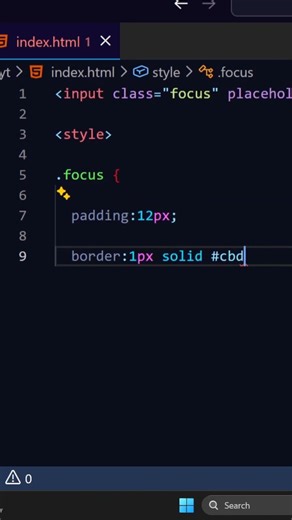 Search input field using css #coding