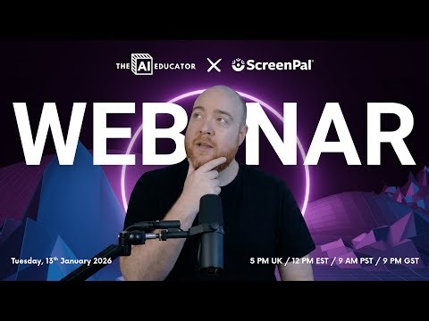 The AI Educator Webinar with ScreenPal 📱