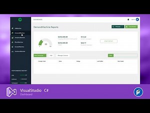 C# Visual Studio Dashboard 1