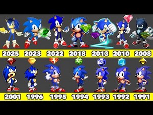 Evolution of Sonic Emerald Game Graphics In SEGA and Nintendo Games (1991-2025)