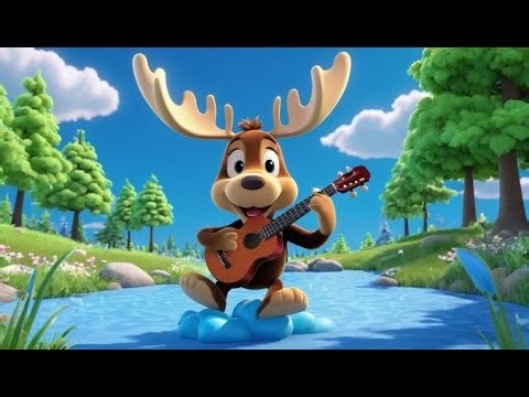 The Moose Who Loved to Sing | Nursery Rhyme Song for Kids
