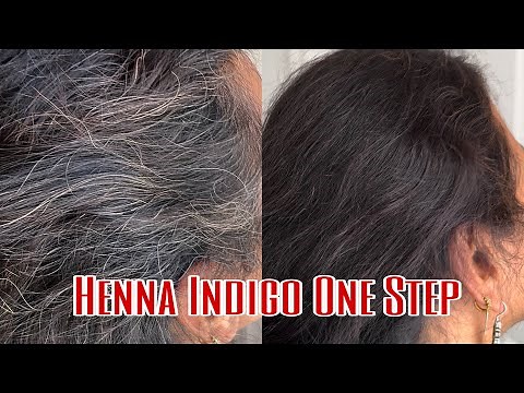 Henna And indigo One Step Process In Detail | Henna Hair Color |Henna Hair Dye | No More Grey/orange