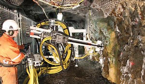 S36 drifter style rock drill designed for deep hole drilling - Boart Longyear