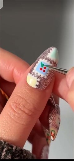 Beautiful And Easy Nails🤍📿🔅 #nails#youtubeshorts#love#nailtutorial#viral#trending#trend#like#art#diy