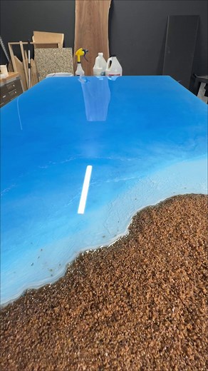 🏖️ YOU’RE DOING THIS WRONG WHEN ADDING SAND TO EPOXY 🏖️ If you’re pouring resin directly over dry sand, stop — it’s ruining your beach designs. ❌ When you pour on dry sand, the fine dust lifts and floats into your resin, turning your ocean art cloudy and muddy. Here’s the right way 👇 ✅ Mix your sand with epoxy first ✅ Stir so the dust gets trapped and sealed inside ✅ Then place the sand–epoxy mix into your project This keeps the sand clear, clean, and locked in place — giving you a perfect be