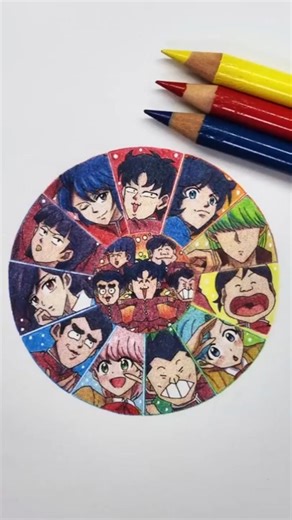 Mix three colors and paint High School Kimengumi! #HighSchool!Kimengumi #colormixing #colorwheel ...