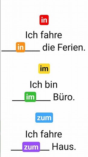 A1, A2, B1 - Learn German, #grammar, German grammar, #preposition #learnGerman #articles