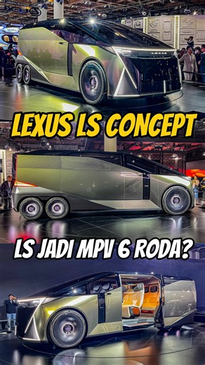 Jangan pelik dengan penampilan baru konsep Lexus LS sebagai sebuah MPV dan juga kenderaan enam roda. Akronim LS kini membawa maksud sebagai ‘Luxury Space’ yang menggambarkan ruang dalaman yang bukan sahaja luas, tetapi menampilkan kemewahan dari Lexus. Ya itulah Lexus LS Concept. #Toyota #Lexus #JapanMobilityShow2025 #JMS2025 #ToyotaMalaysia #UMWToyota | Careta