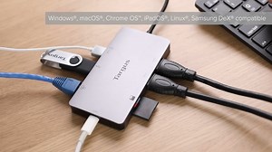 1.2K views · 5 comments | This dock also provides transfer speeds up to 5Gbps per port. It supports up to 100W (20V/5A) charging max. Compact and lightweight, it’s easy to take it along with you anywhere you go. #targus #targusdockingstation #targushub | ITWares Ltd. | Facebook