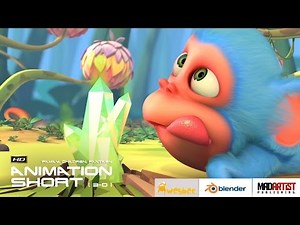 CGI 3D Animated Short Film "MONKAA" - Cute Animation Kids Cartoon by Blender Foundation